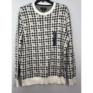 Shaquille O'Neal  NWT pullover knit houndstooth sweater men's XLT NWT $80
